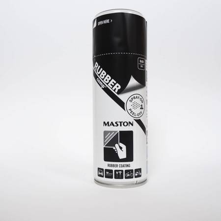 Maston Gummi spray - mattschwarz - 400ml